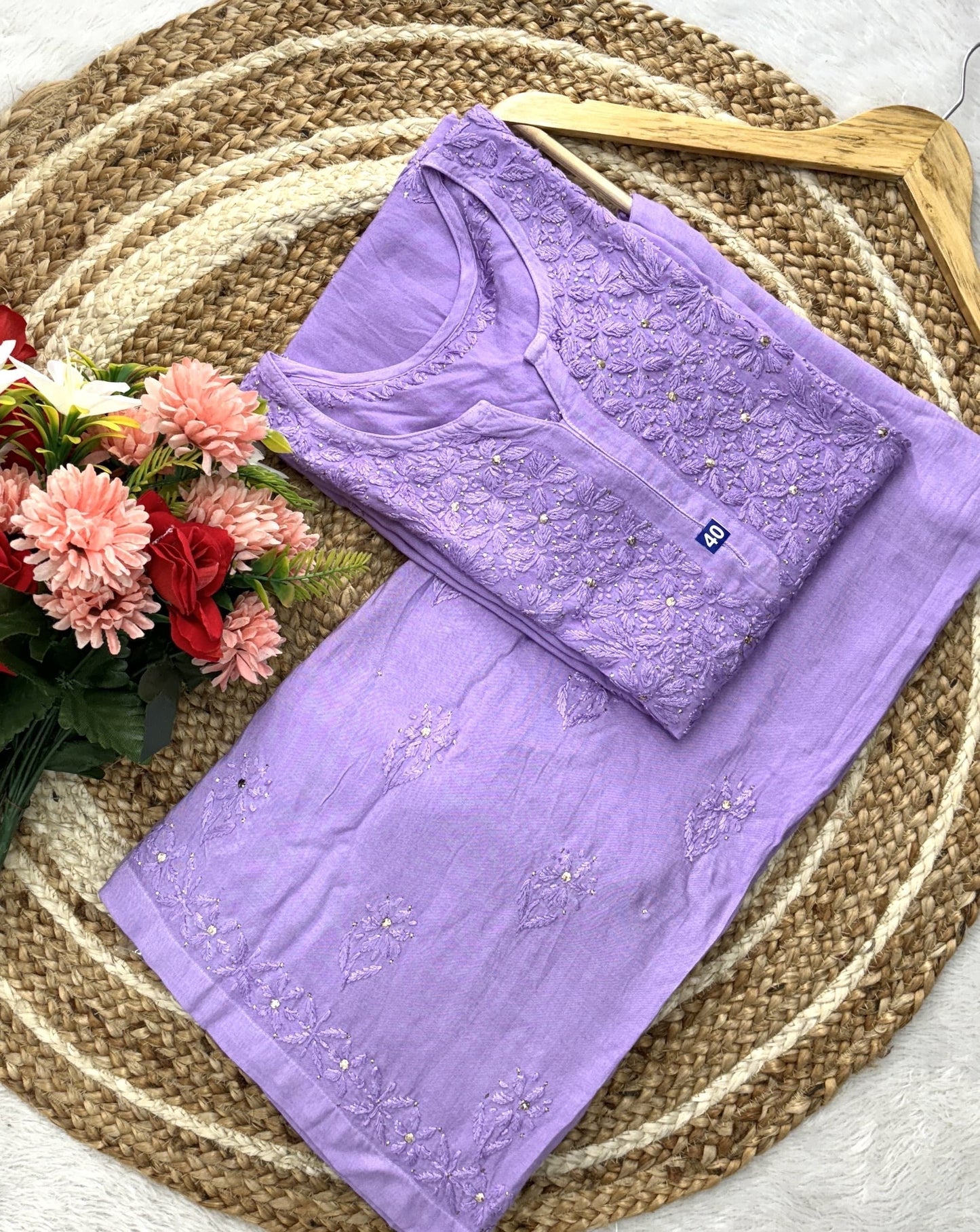 2pc Rayon Muqaish Combo Set Comforts for everyone