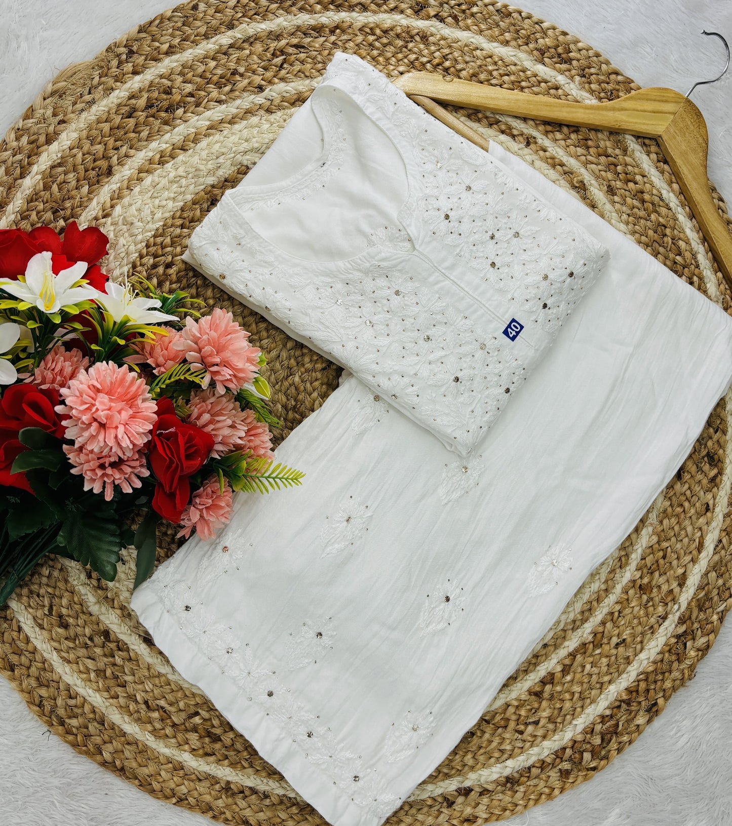 2pc Rayon Muqaish Combo Set Comforts for everyone