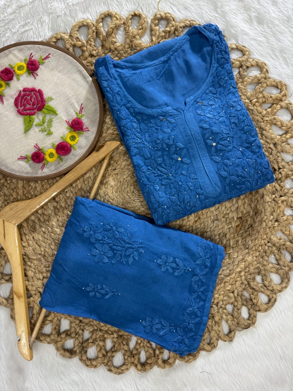 2pc Rayon Muqaish Combo Set Comforts for everyone