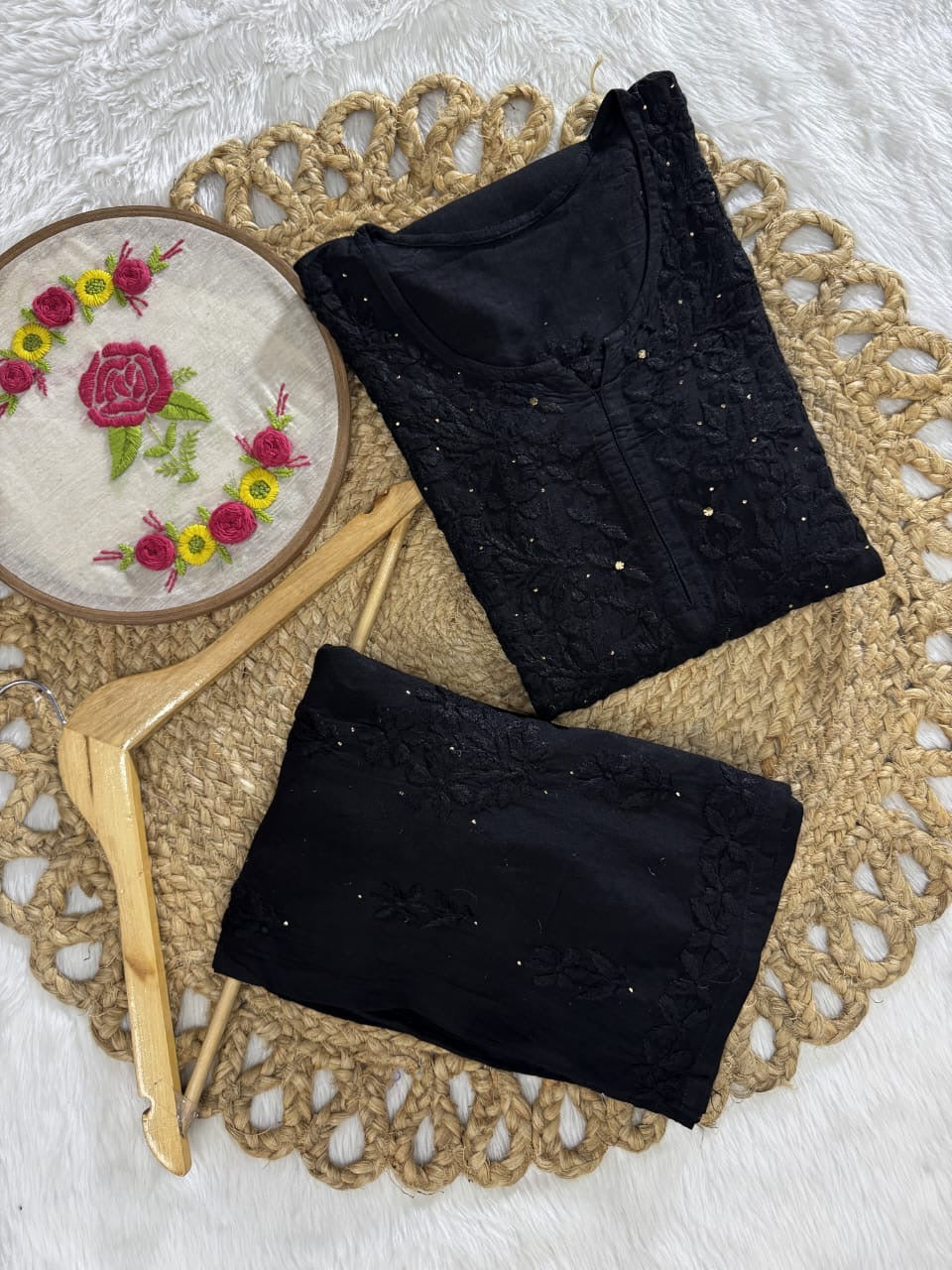 2pc Rayon Muqaish Combo Set Comforts for everyone