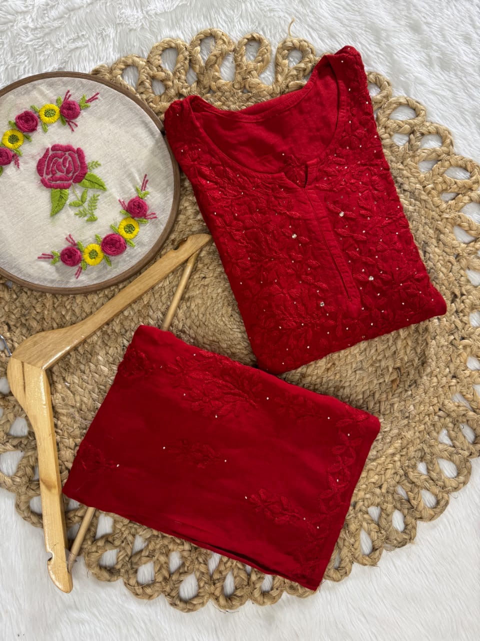 2pc Rayon Muqaish Combo Set Comforts for everyone