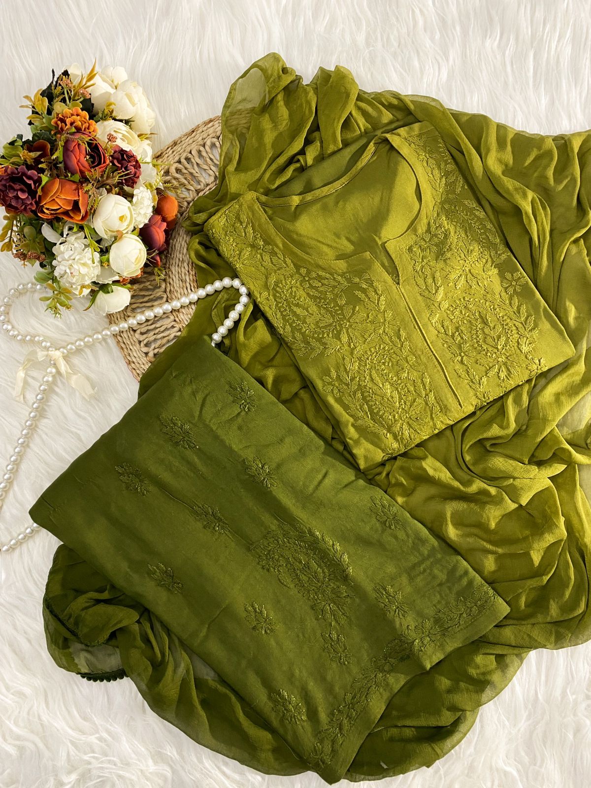 3pc Noor Soft Rayon Ombre Set with dupatta and plazo