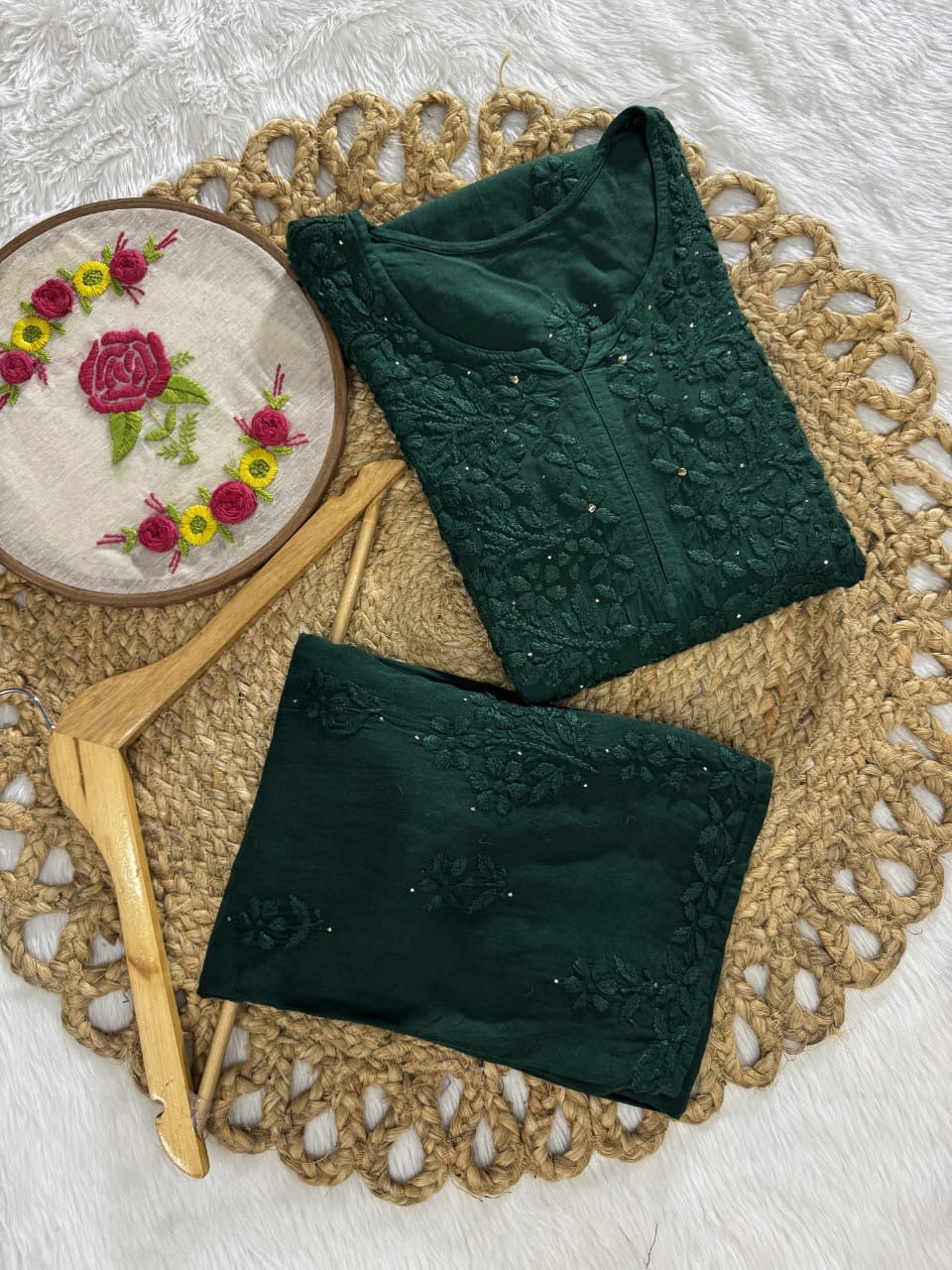 2pc Rayon Muqaish Combo Set Comforts for everyone