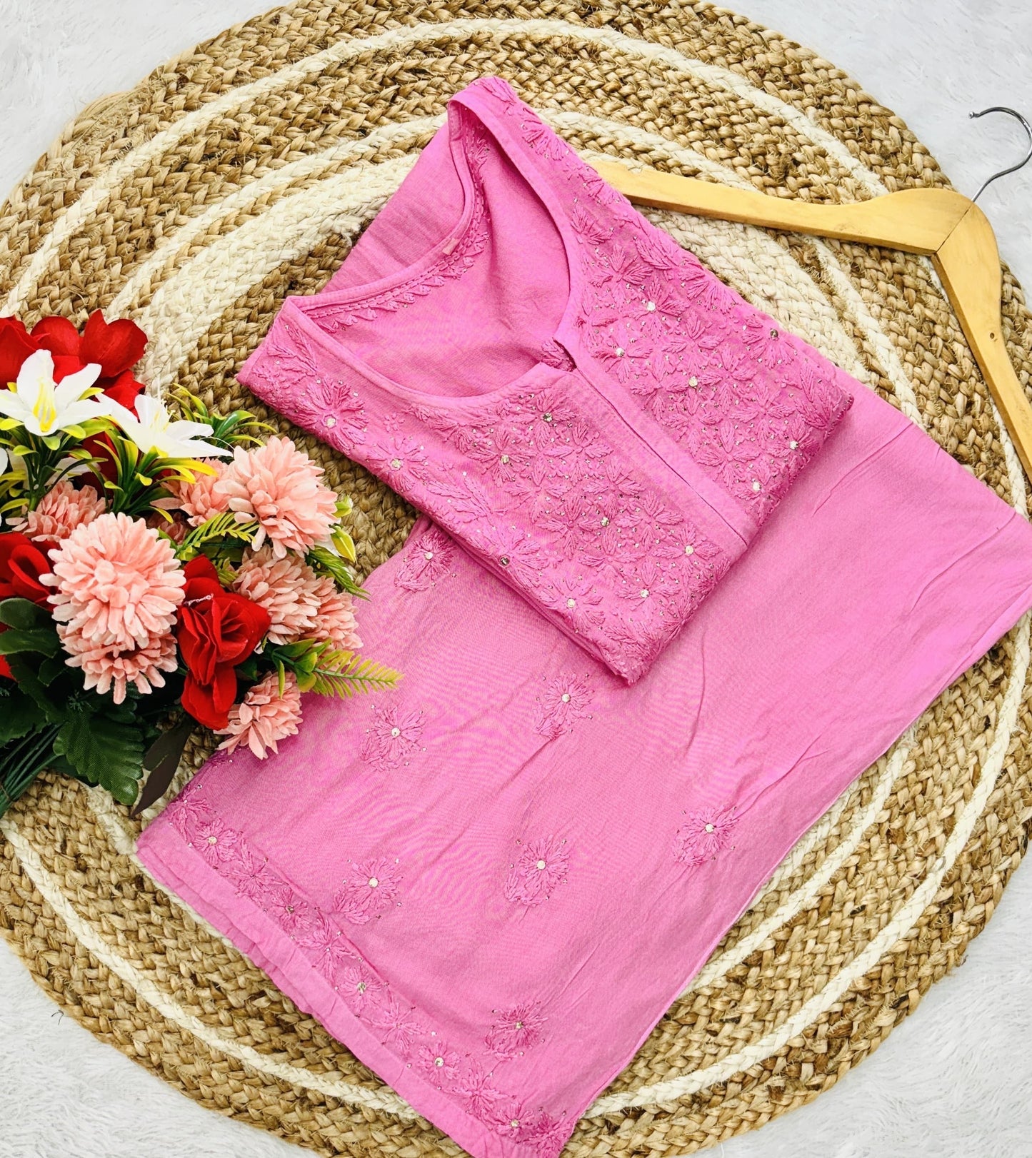 2pc Rayon Muqaish Combo Set Comforts for everyone