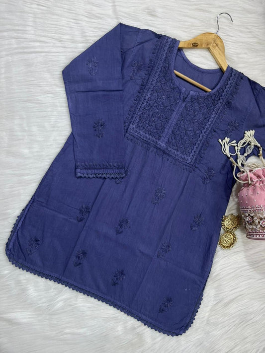 Exclusive Mul Mul Cotton Short Top