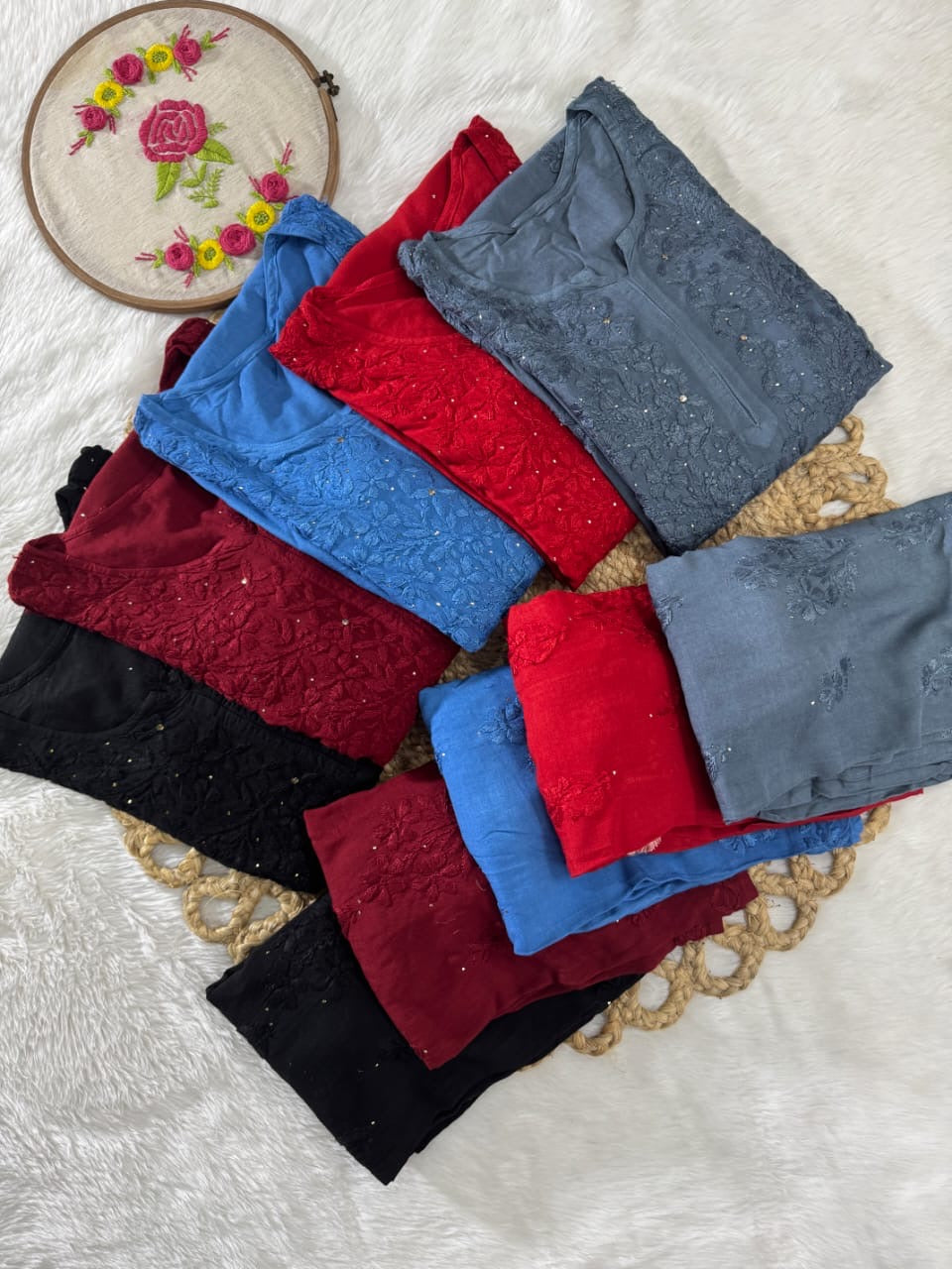 2pc Rayon Muqaish Combo Set Comforts for everyone